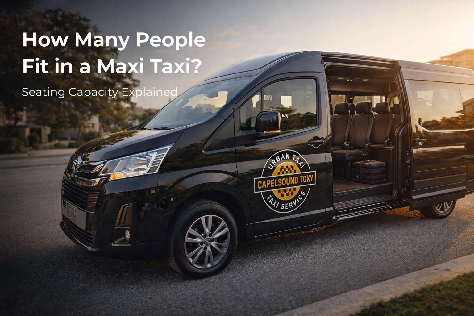 How many people fit in a Maxi Taxi?