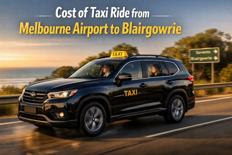 Cost taxi from melboune aiport to blairgowrie