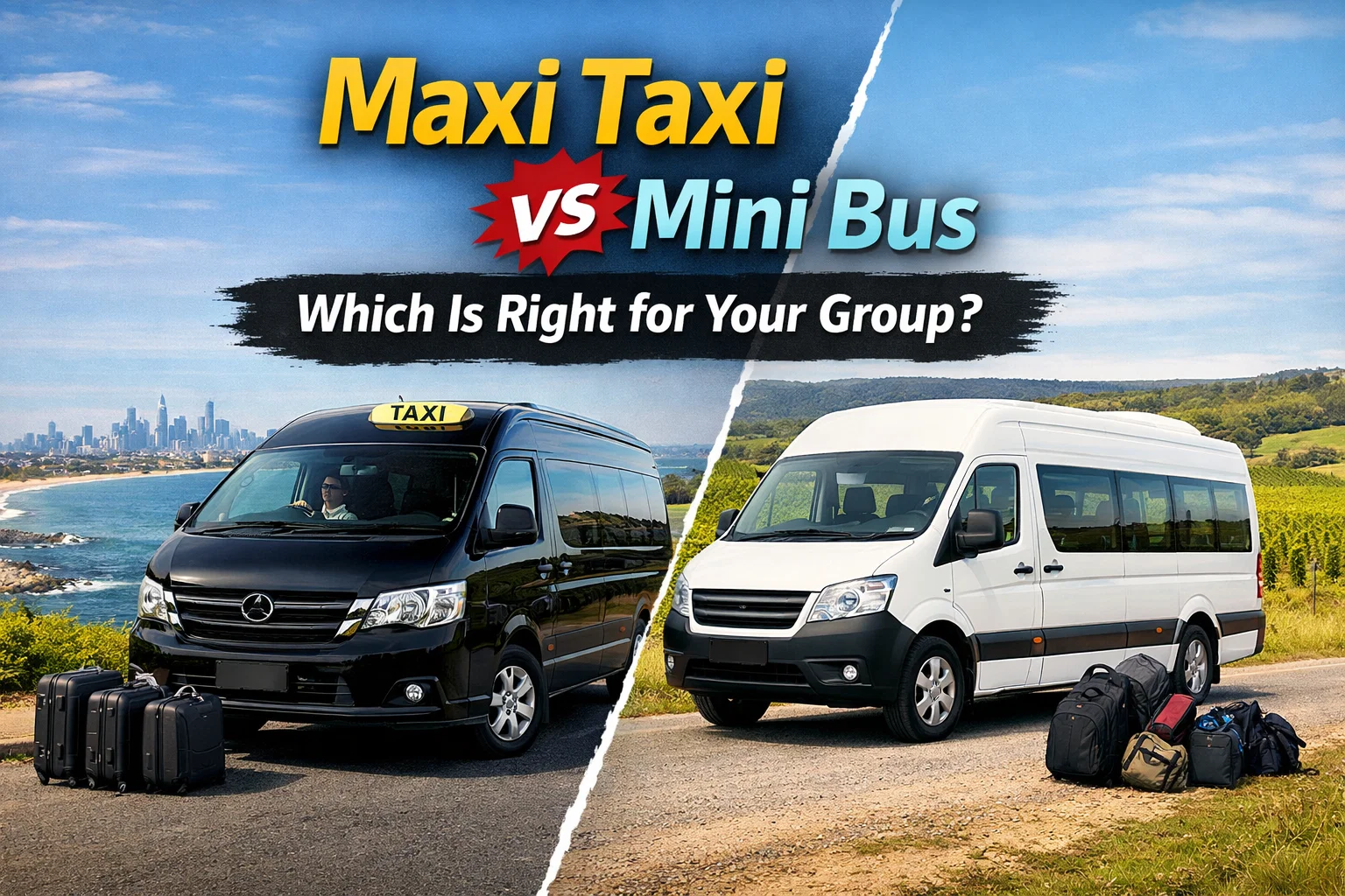 maxi taxi vs mini bus